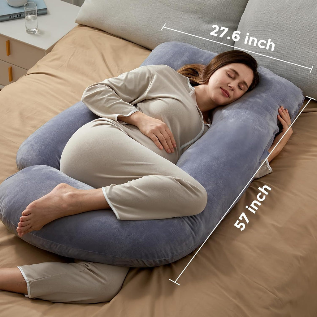 Pregnancy Pillow for Sleeping - U Shaped Full Body Maternity Pillow
