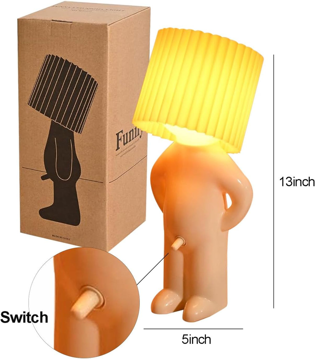 Funny Creative Boy Shaped LED Bedside Night Light Gifts