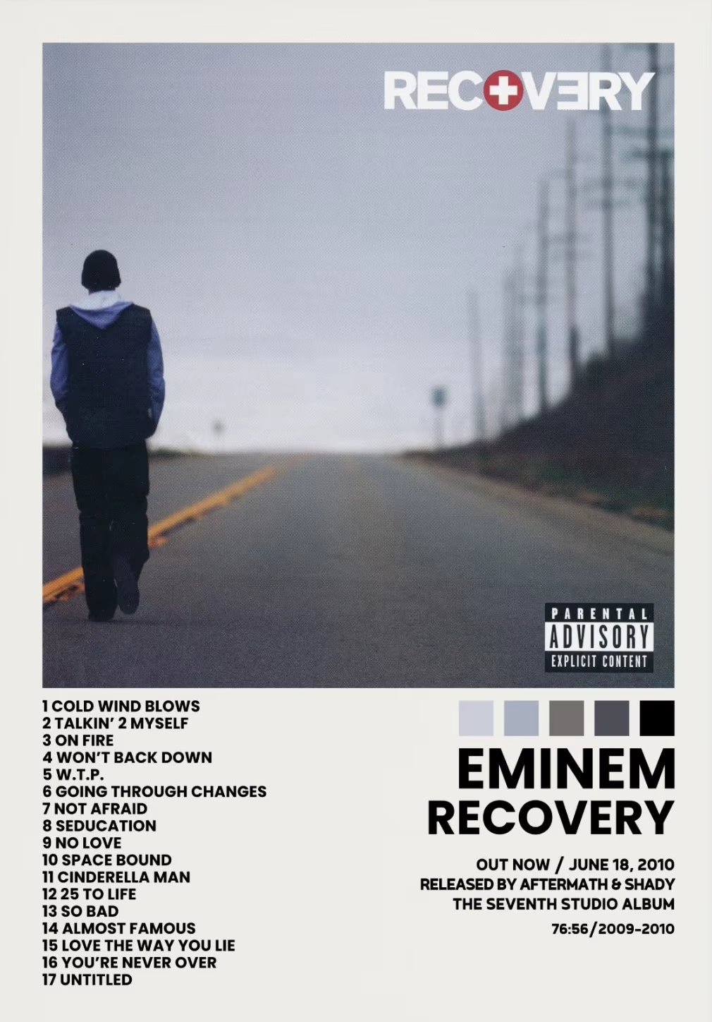 Hip Hop Rap Star Drake Eminem Music Album Covers Poster Print Canvas Painting Wall Art Picture Bedroom Living Room Home Decor