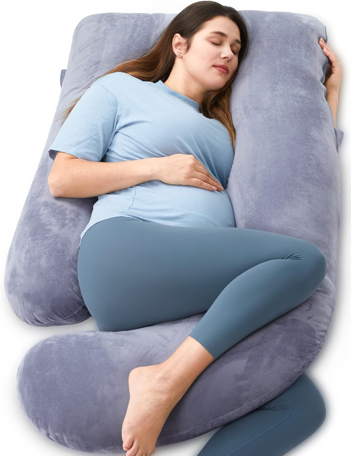 Pregnancy Pillow for Sleeping - U Shaped Full Body Maternity Pillow